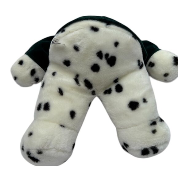 1996 Commonwealth Plush stuffed Dalmatian Xmas dog w/ green coat & red bow tie - Picture 5 of 16